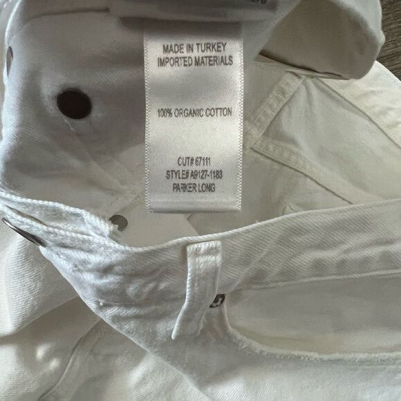 Agolde Parker Long Short Loose Fit Vintage Short Denim Jeans-Size 32 - Picture 5 of 8